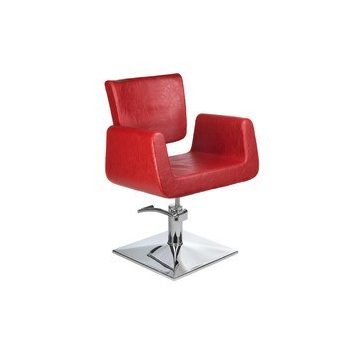Fotel fryzjerski Vito BH-8802 czerwony